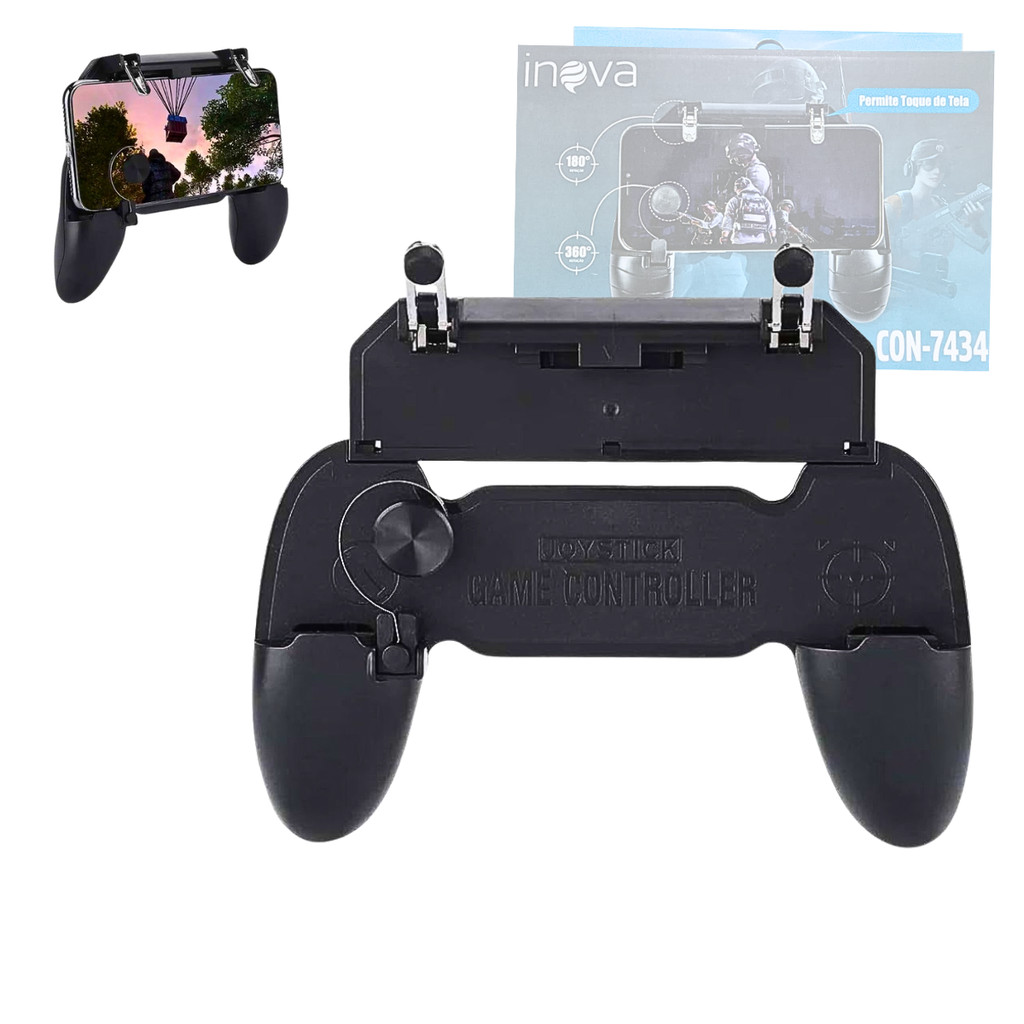 Controle Gamer Tipo Manual com Gatilhos Games Geral INOVA CON-7434