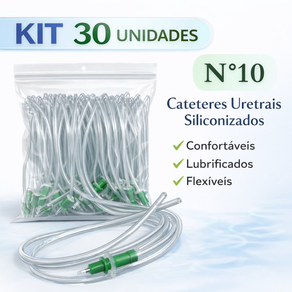 Sonda Uretral Nº10 Mark Med Kit Econômico 30 Unidades