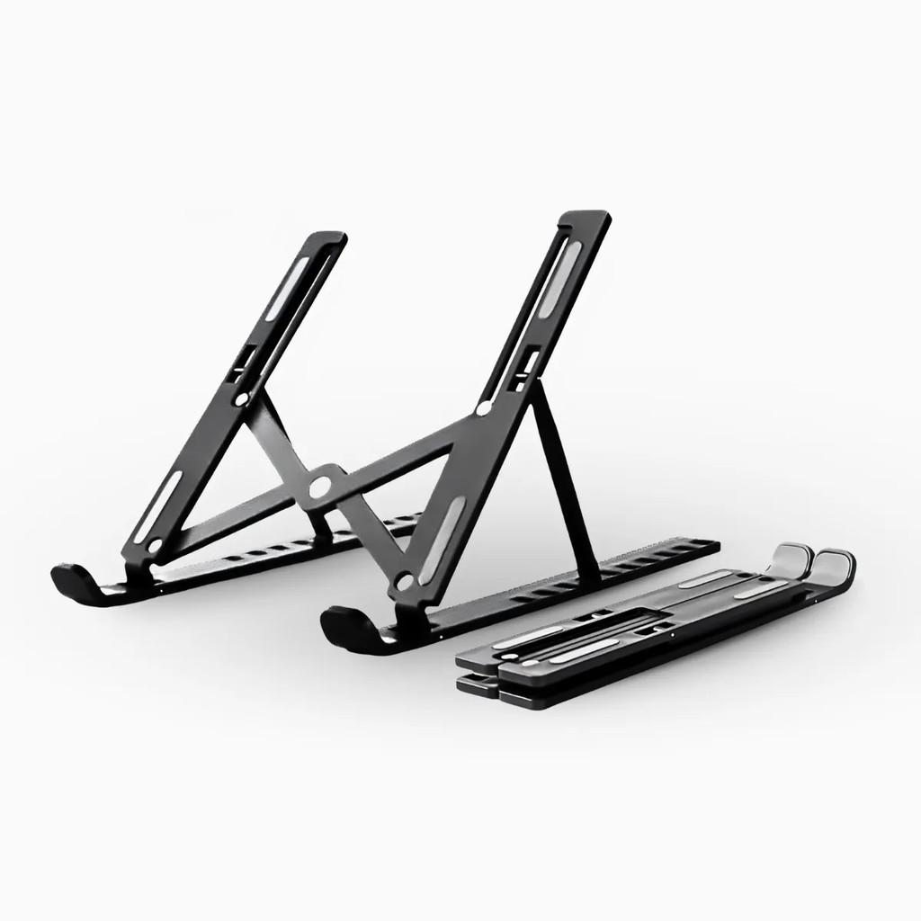 Suporte Notebook Ajustável Ergonômico Base Tablet Dobrável Articulado Portátil Universal 10 Níveis Laptop