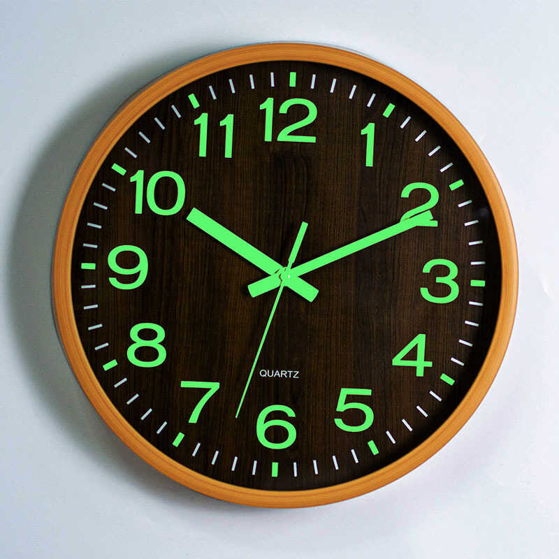 Relógio luminoso relógio de parede sala estar relógio de parede pendurado arte luminosa relógio de quartzo relógio de pa