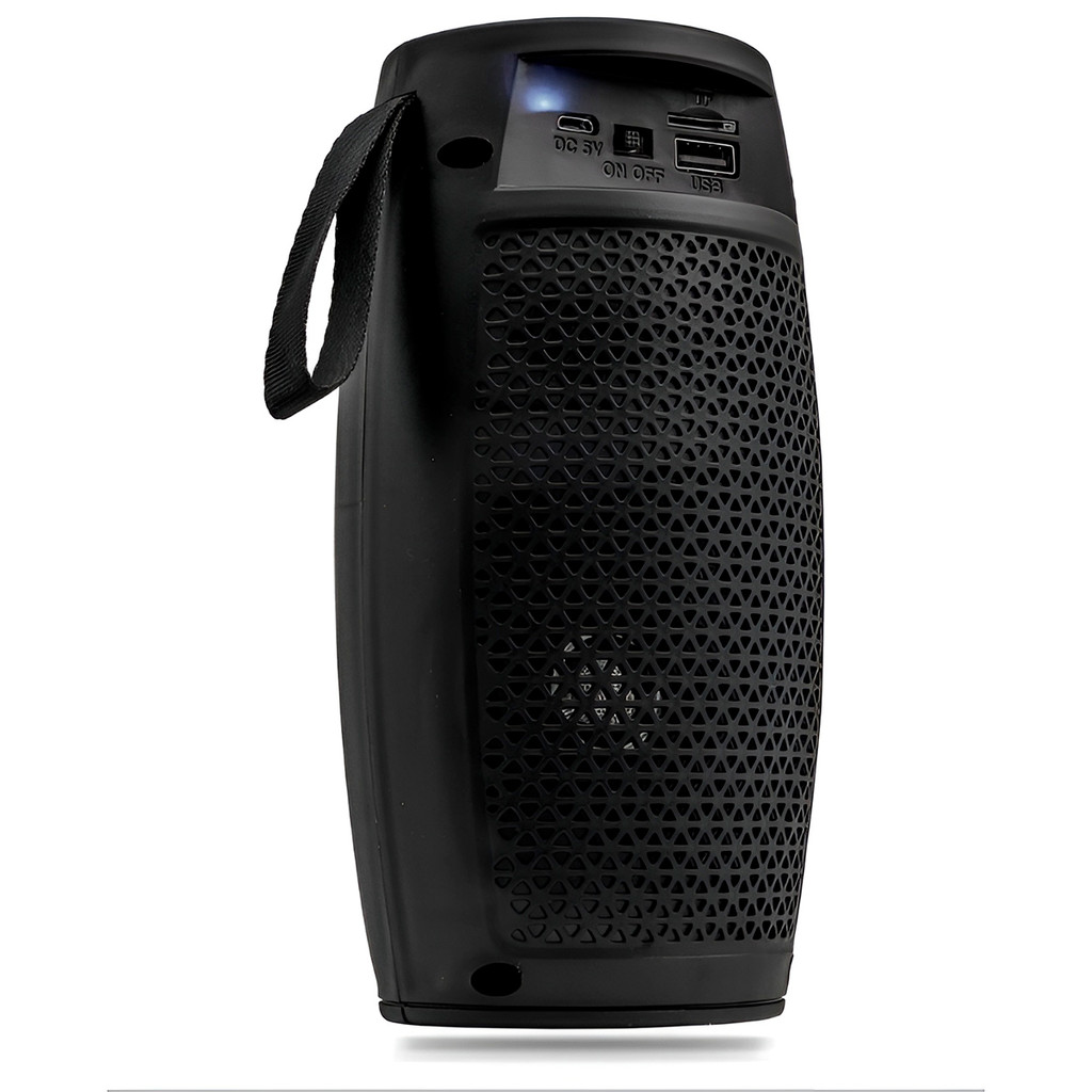Caixa de Som Amplificada Bluetooth Portátil LED RGB