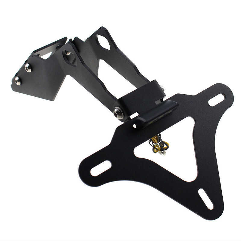 Adequado para Honda CBR250RR-2017-2024 modificado cauda suporte da placa de licença instalado luz LED placa de licença