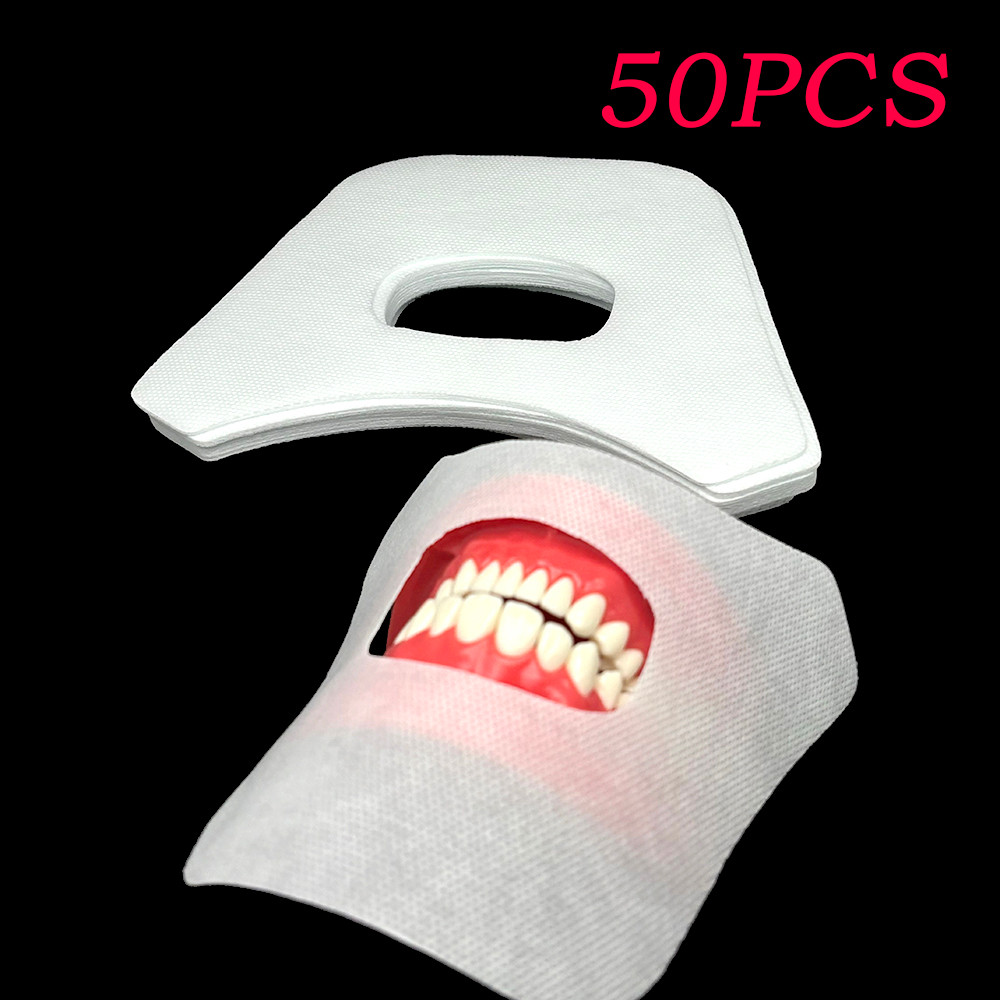 50 Pçs Cavidade Oral Algodão Pano Toalha Rosto Gaze Máscara Facial Boca Saliva Almofada