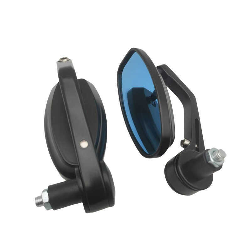 Jinbo motocicleta espelho retrovisor CNC guiador espelho Retro guiador espelho Universal espelho retrovisor