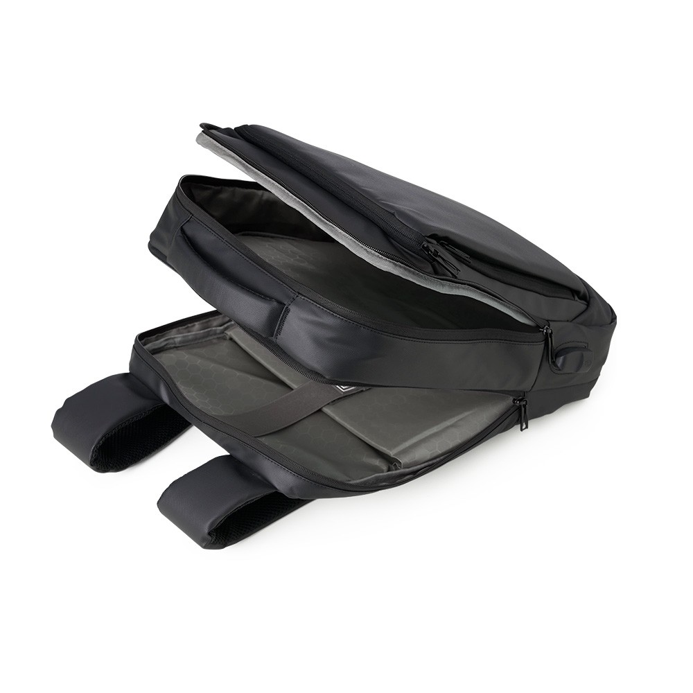 Mochila Executiva em Couro Sintético Personalizada com USB