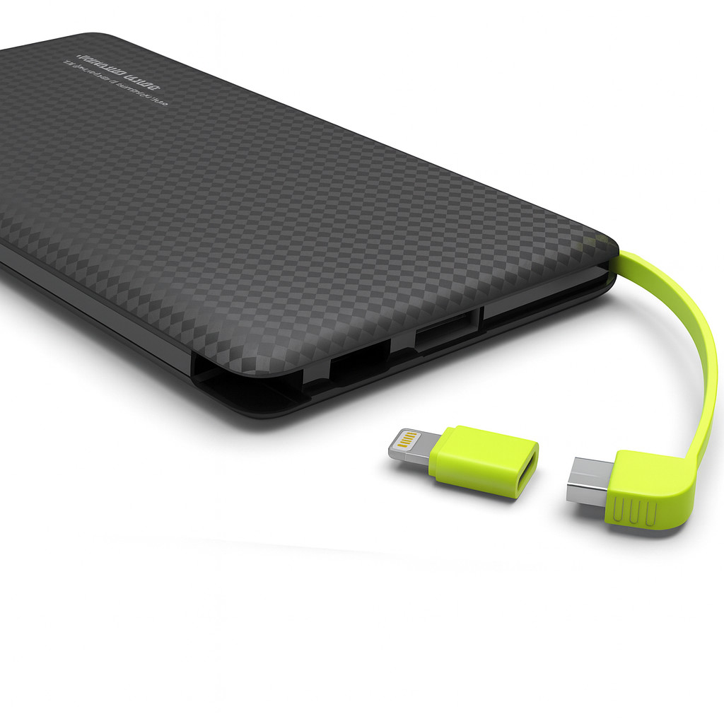 Power Bank Carregador Portátil Universal 20000mAh Turbo 2 USB Tipo C LED Bateria Extra Compacto