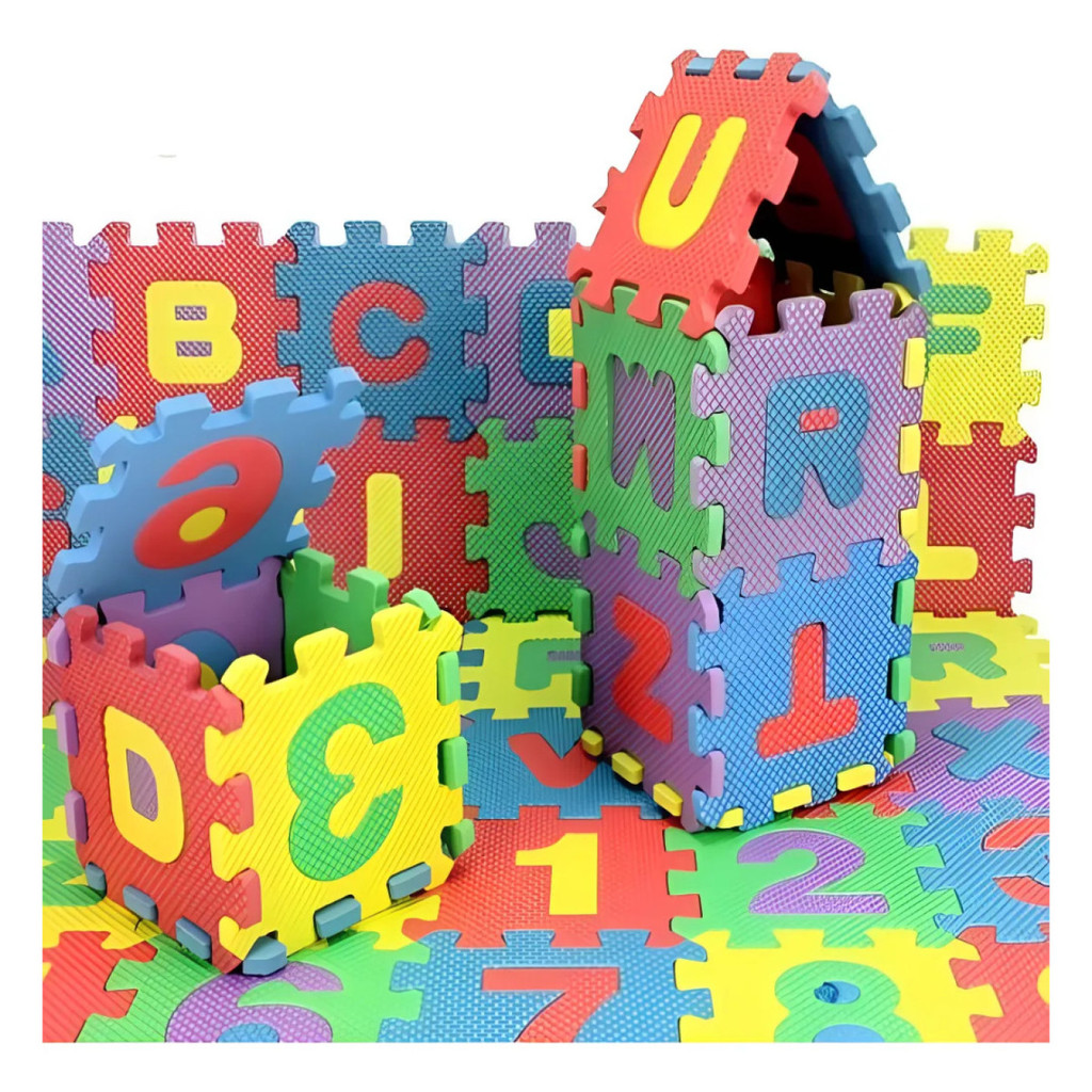 Tapete Eva 36 Peças Tatame Quebra Cabeça Infantil 6X6X0,6