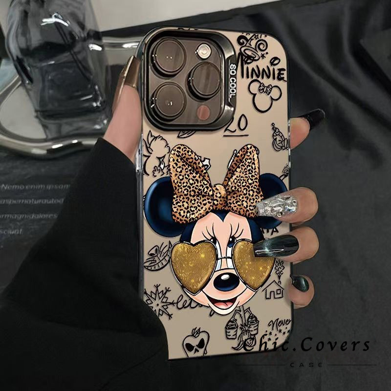 Capa De Telefone IMD estilo artístico formato de coração Compatível Com IPhone 17 16 13 11 12 14 15 XR XS MAX Plus Moda em Oferta na Shopee