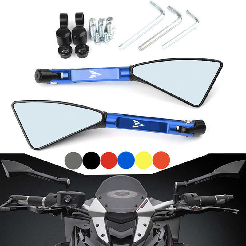 Adequado para Yamaha MT01 MT03 MT07 MT09 MT15 MT10 refletor de espelho retrovisor modificado