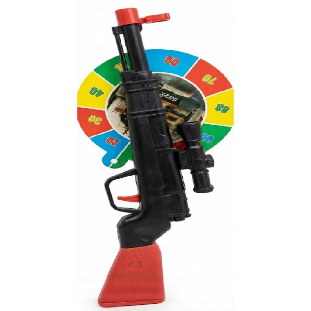 Espingarda de Brinquedo com Mira Lança Dardos