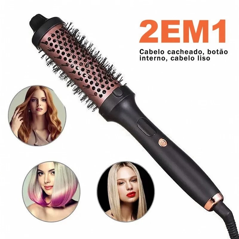 Escova Alisadora Elétrica 2 em 1 para Cabelo — foto 4