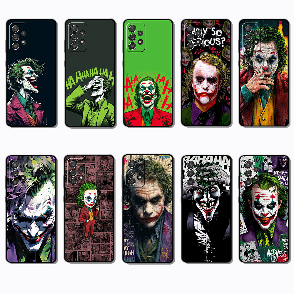 Para Samsung Galaxy A13 A23 A32 A33 A52 A53 A72 A73 BA14 O Coringa Flexível Quadro Preto TPU Caso Macio | Resistente A A