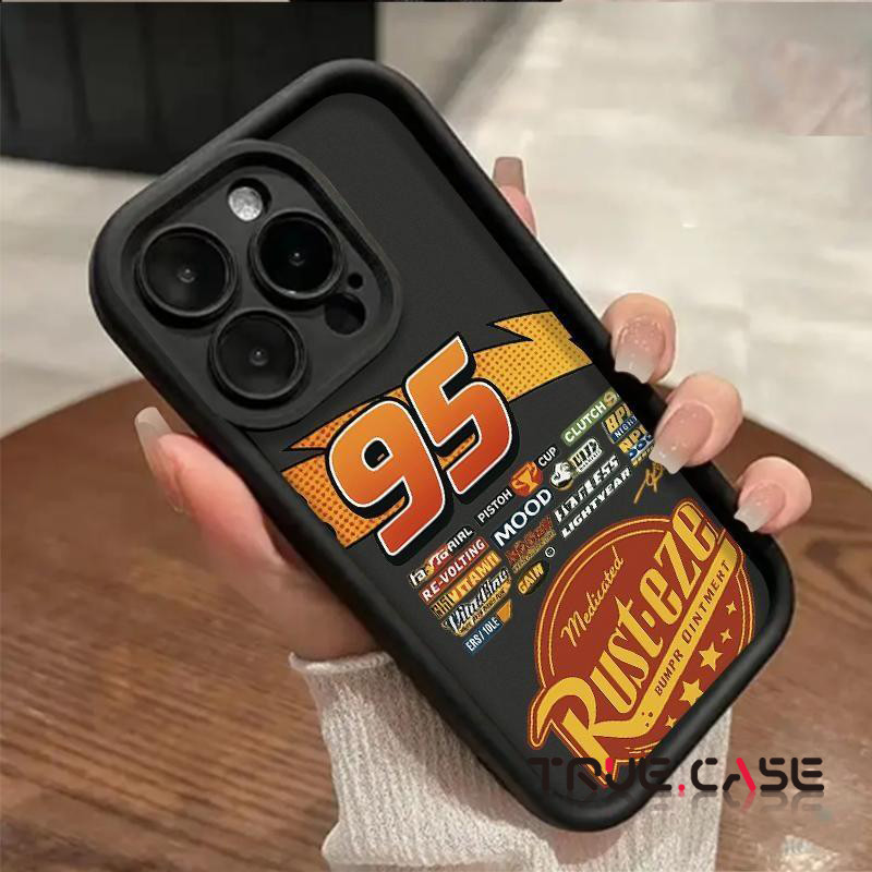 Capa TPU carro de corrida estilo desgastado para iPhone 17 16 15 14 13 12 11 XR XS 8 7 Pro Max antichoque