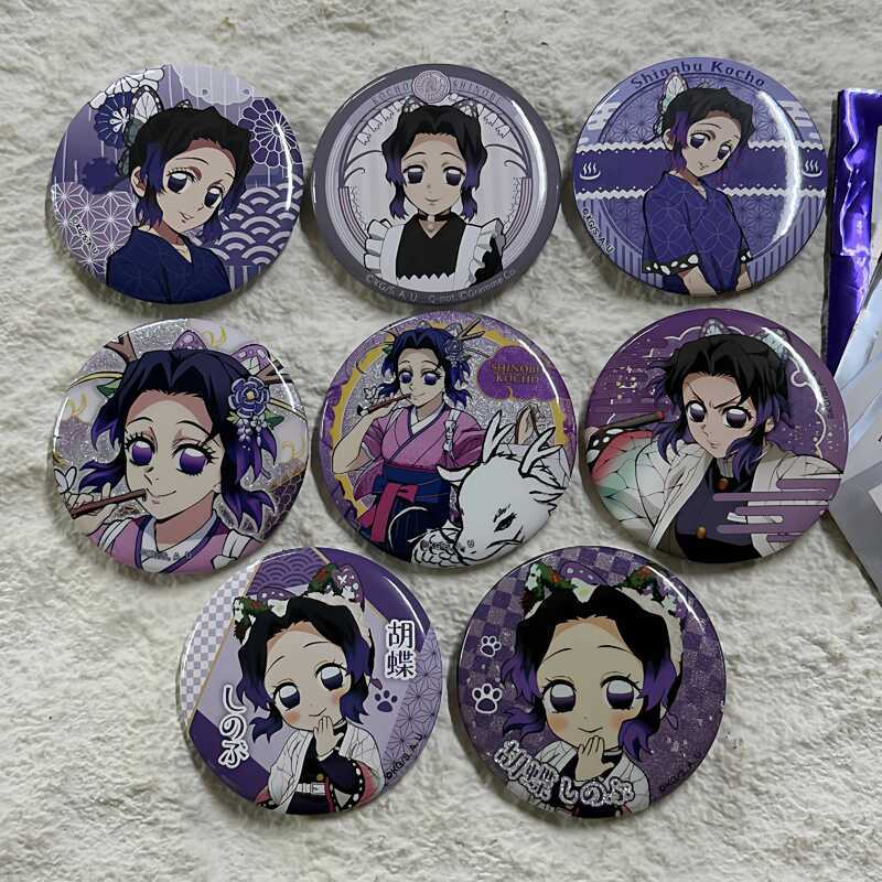 Vale Japonês Genuínico Demon Slayer Lâmina Ganlu Templo Borboleta Ninja Barra Peso Emblema Anime Periférico Broche — R$ 113,00 em Shopee