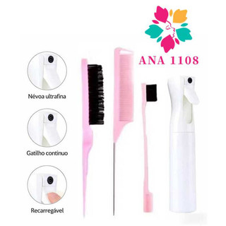 Kit Penteados Profissional Conjunto Pentes + aleatório Borrifador de Névoa Ultra Fina-IIN…