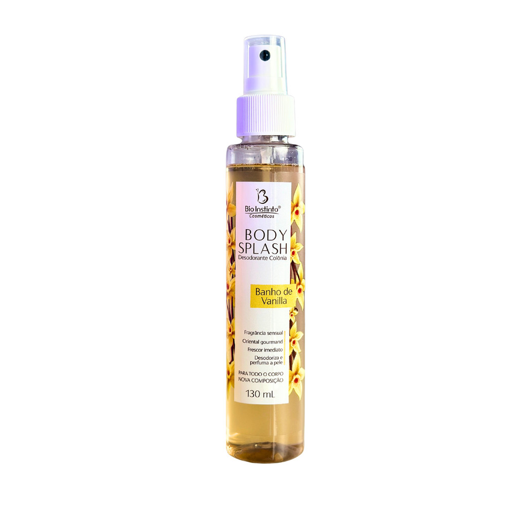 Body Splash de Banho de Vanilla Bio Instinto 130ml