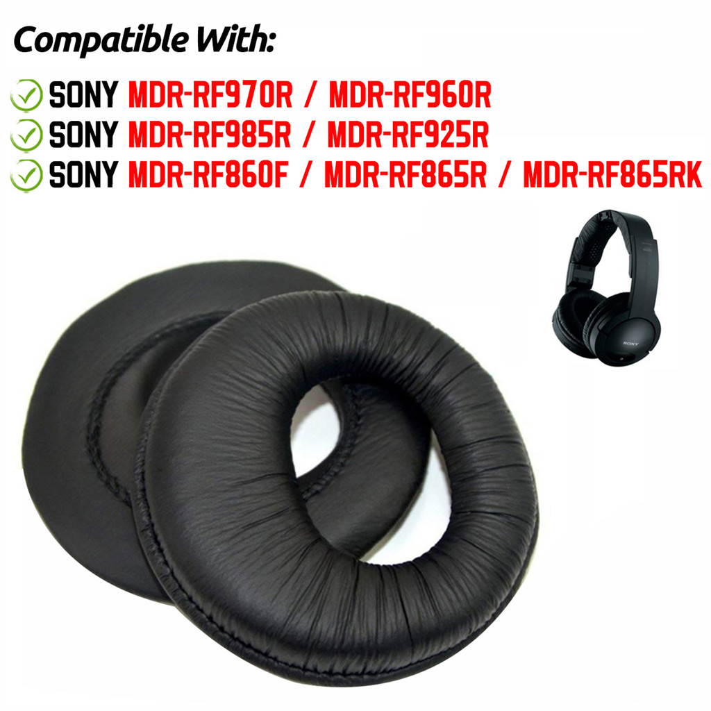 Para Sony MDR-RF970R 960R RF925R RF985R RF860F RF865R Fone De Ouvido EarPads Almofada Esponja Earmuffs Substituição Capa