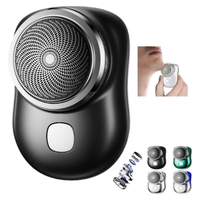 Mini Barbeador Eletrico Para Homens Portatil