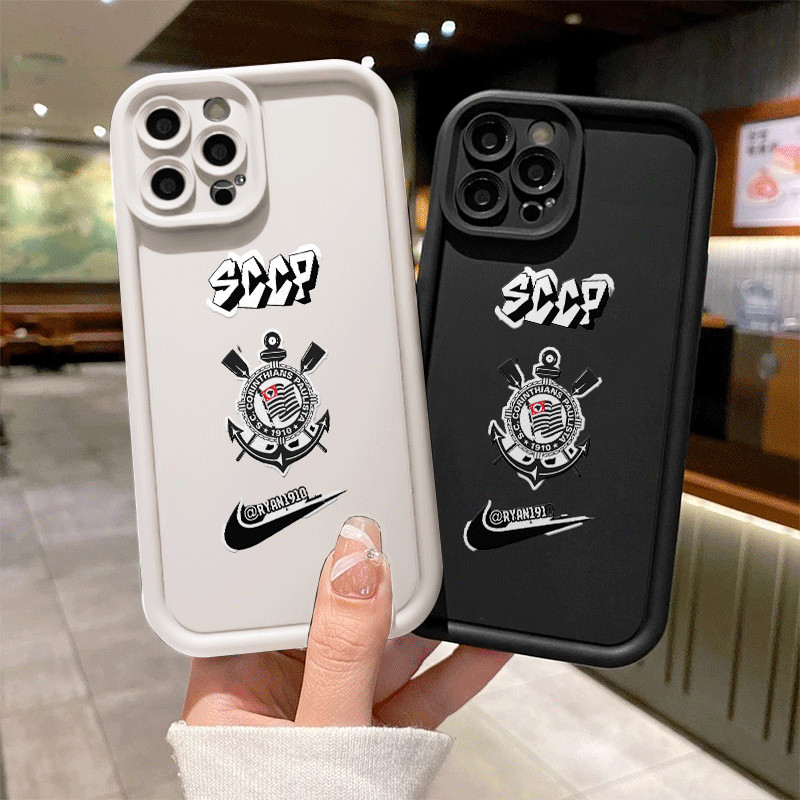 Corinthians TPU anti-impacto Capinha Capa Para Redmi Note 12 13 14 12C 13C 14C A5 POCO X5 X6 Pro F5 F7 mi 14 15T em Oferta na Shopee