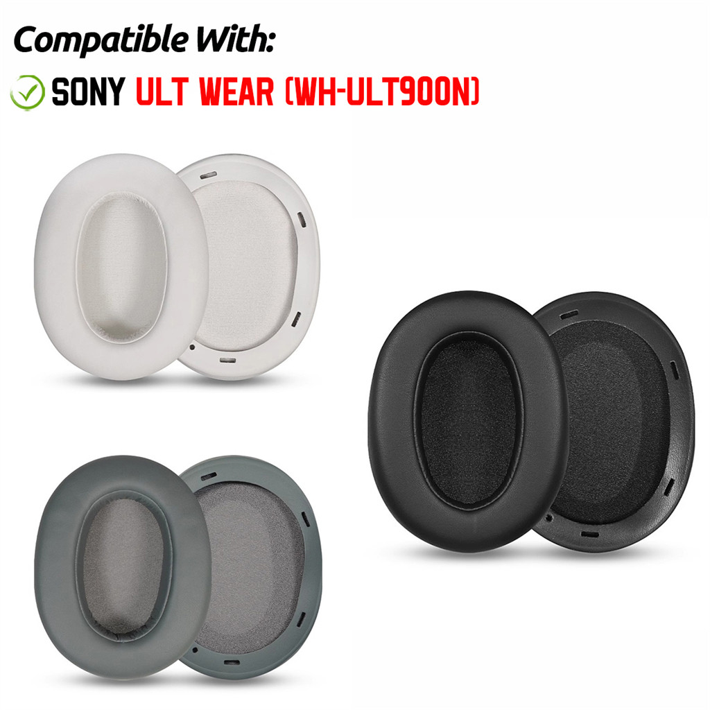 Para Sony ULT WEAR/WH-ULT900N Fone De Ouvido Almofadas Almofada Esponja Earmuffs Capa Substituição