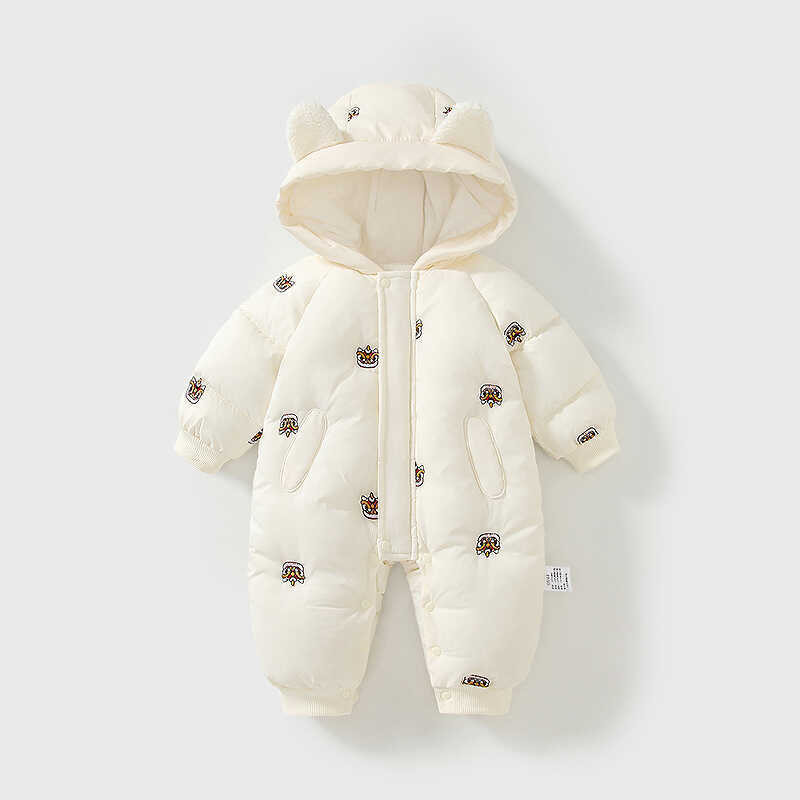 Roupas de bebê roupas de inverno roupas de algodão quente classe a acolchoado engrossado macacão bebê menino bonito dos 