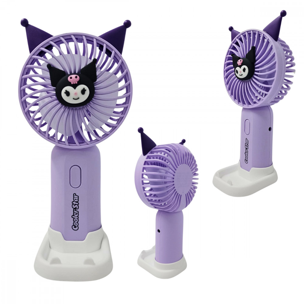 Mini Ventilador Portátil Recarregável de Mesa Cooler Star  677-59