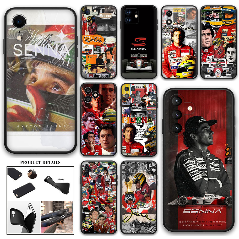 Capa De Telefone Para iPhone 5 5s SE 6 6s 6Plus 6sPlus 591D Ayrton Senna em Oferta na Shopee