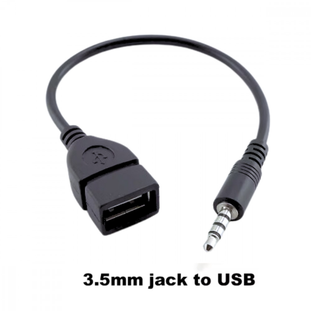 Adaptador P2 X USB Fêmea 3.5mm Conversor de Áudio Portátil Plug and Play Kapbom KAP-UH039 em Oferta na Shopee