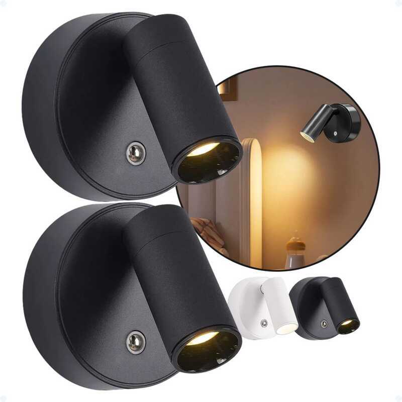 Arandela Interna Perfil Bateria Recarregavel S/ Fio Quarto Cabeceira Touch Led Automatica em Oferta na Shopee