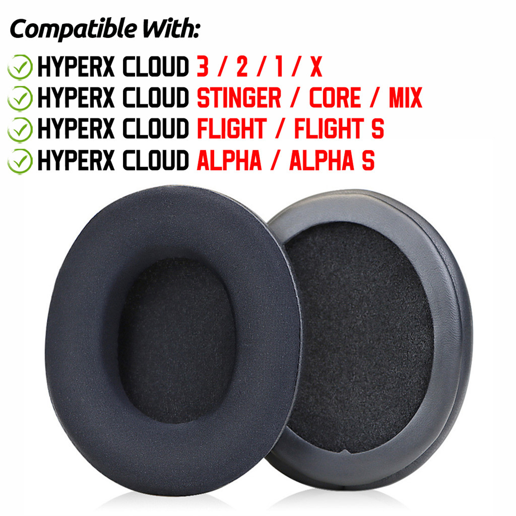 Para HyperX Cloud 3/2/1/Alpha S/Flight/Stinger/Core/Mix Cooling Gel Ear Pads Gaming Headphone Earpads Almofada Esponja P