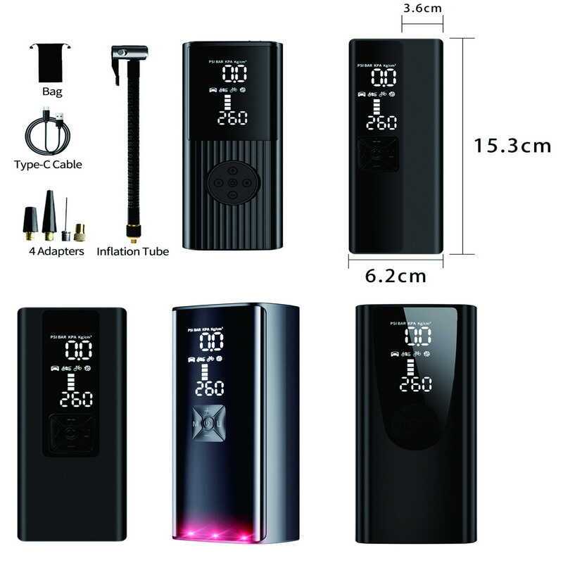 Fornecimento exclusivo da bomba de ar do pneu de carro