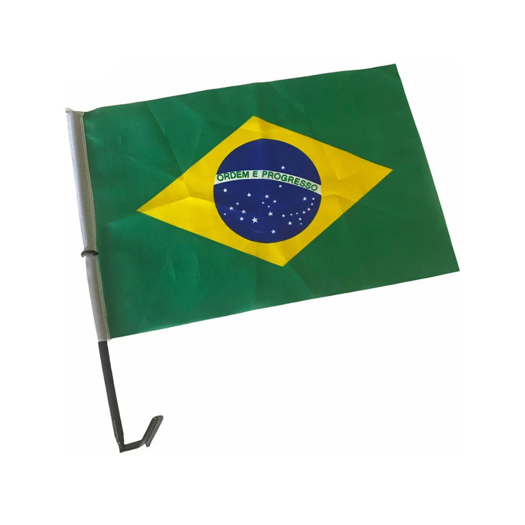 Bandeira do Brasil para Vidro de Carro – Torcida Copa do Mundo
