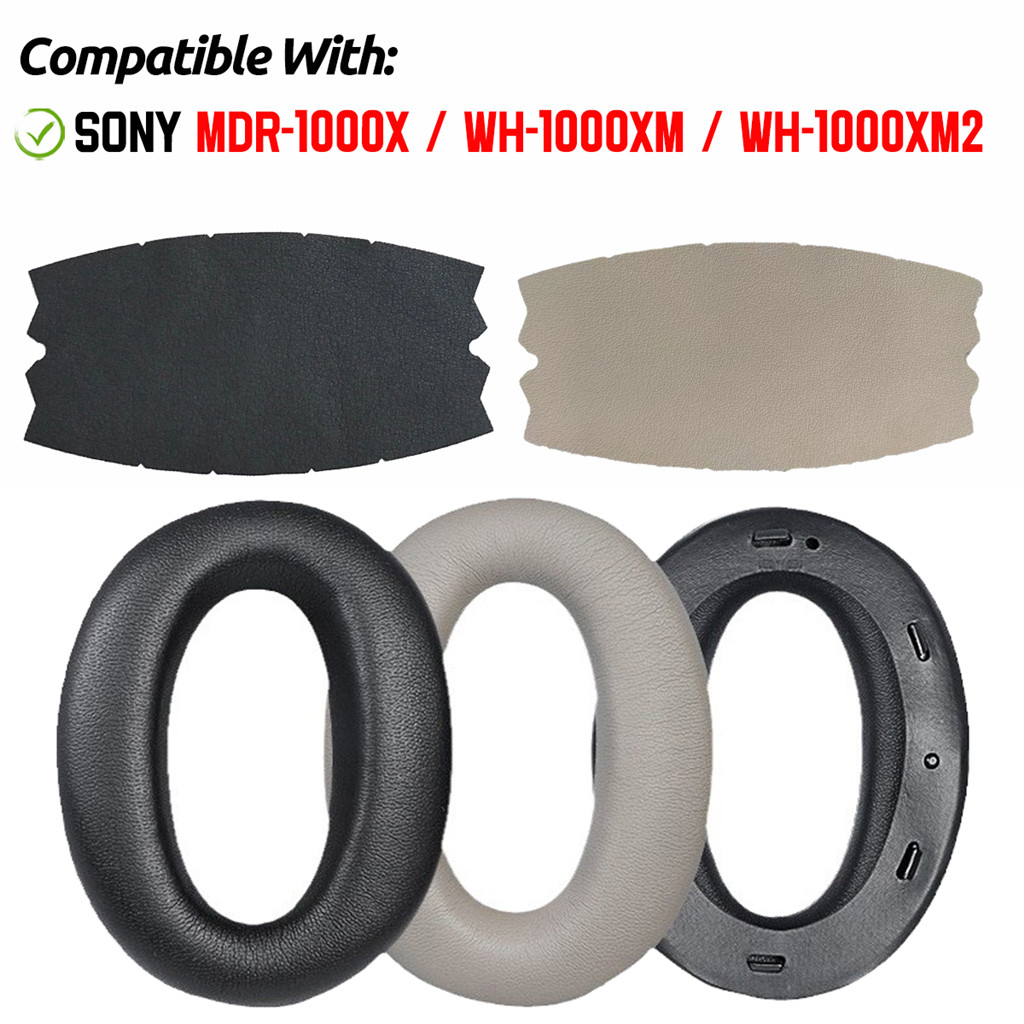 Para Sony MDR-1000X/WH-1000XM 1000XM2 Fone De Ouvido Earpads Bandana Cabeça Banda Feixe Almofada Esponja Earmuffs Substi