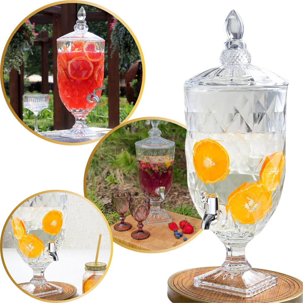 Suqueira Diamante Suco Dispenser 2 Litros Snel Home