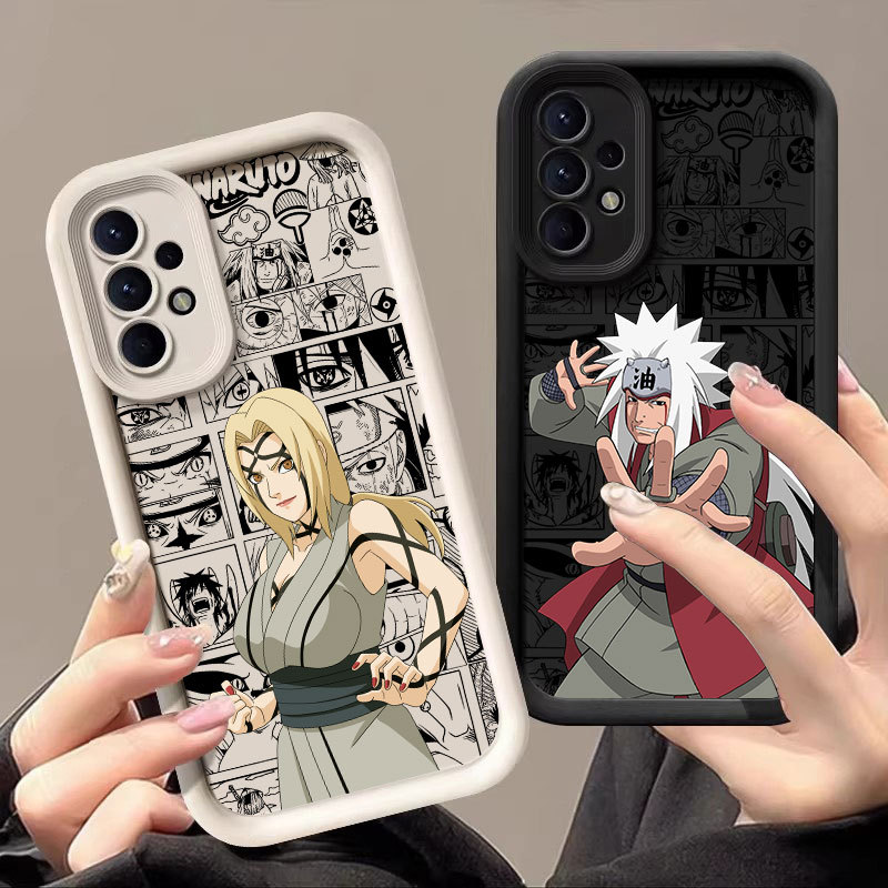 Tsunade Byakugou Jiraiya Naruto Capa Para Samsung A57 A56 A55 A37 A36 A35 A53 A54 5G A73 A34 A07 Macia A25 A22 A23 A14 A
