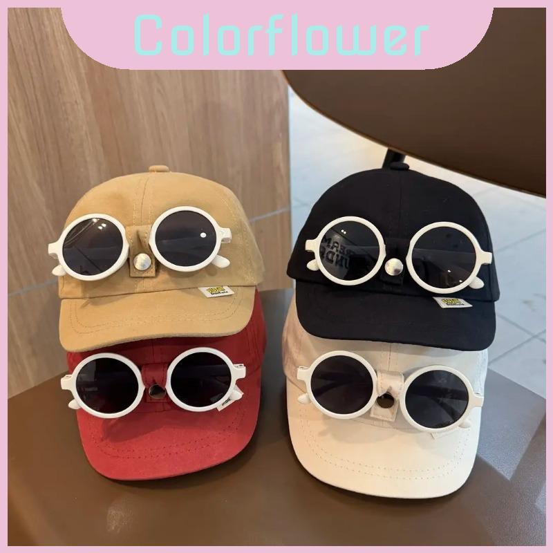 Boné De Beisebol Solar Infantil De Proteção Com Tecido De Algodão E Aba Estendida Para Todas As Estações