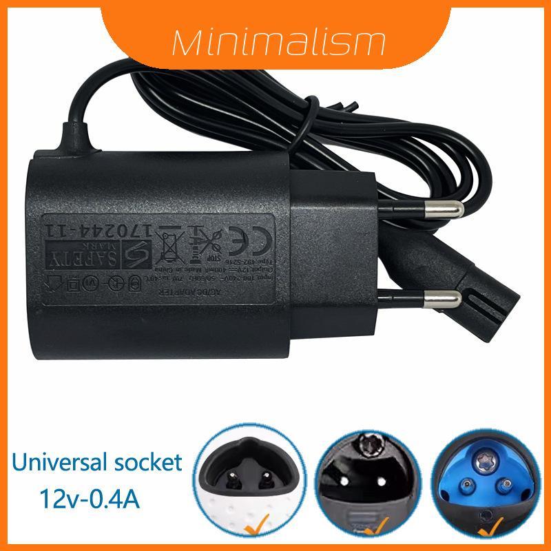 Adaptador De Carregador De Barbeador Braun Com Fonte De Alimentação De 12 V Para Dispositivos De Preparação Da Série S3