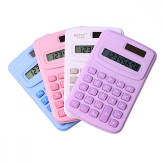 Mini Calculadora Eletrônica Portátil Colorida Tela LCD Digital em Oferta na Shopee