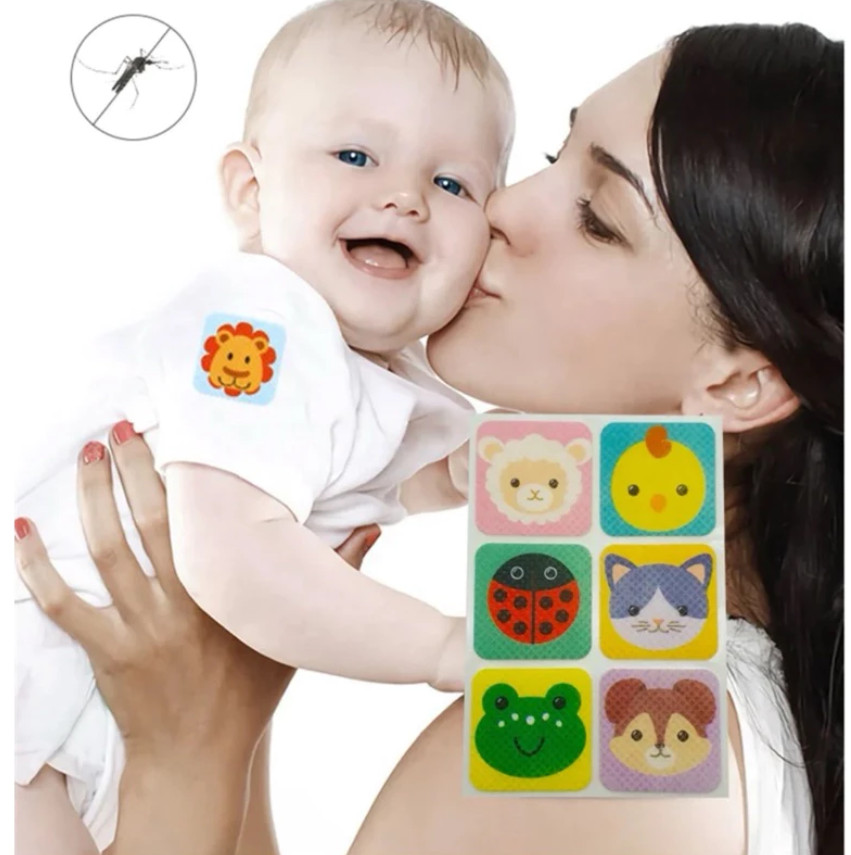 Kit 36 Repelente Adesivo Citronela Sai Mosquito