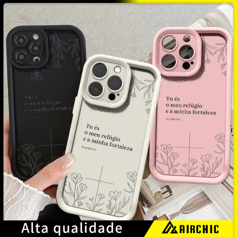 Capinha Salmos da Bíblia para iPhone 11 normal 12 13 xr max 14 15 16 17 pro max 7 8 Plus 15 Plus 14 Pro capa