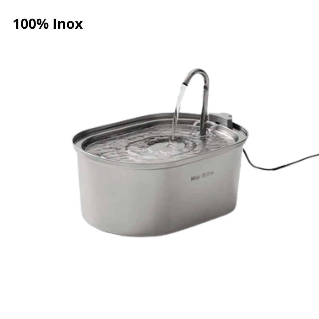 Bebedouro Agua Fresca Para Pets 100% Inox - Fonte Bebedouro com FIO para Pets –  Bivolts