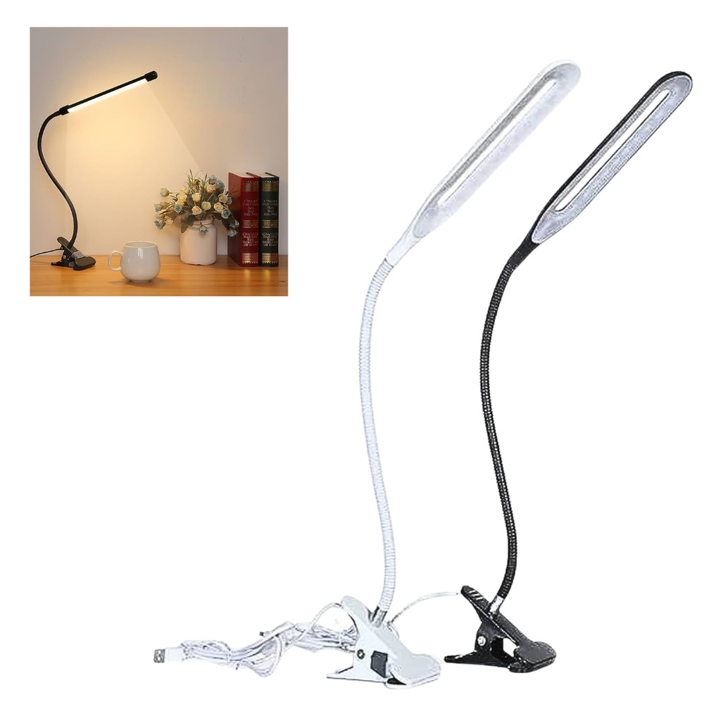 Luminária LED de Mesa com Presilha Alimentação USB XLS JZ-USBD