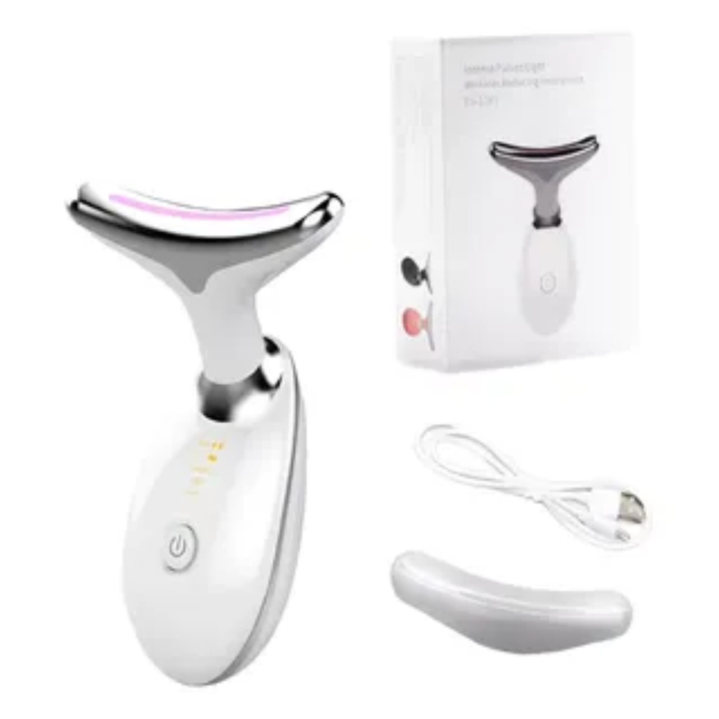 Massageador Facial 7 Modos Portátil, Recarregável