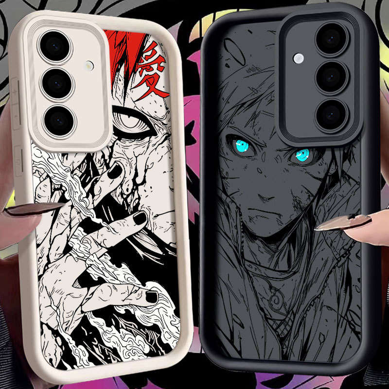Naruto Gaara Manga Anime Capa De Telefone Para Samsung S26 S25FE S24 Ultra S23 S22 S21 S26Ultra Plus S20 FE S25 TPU Maci