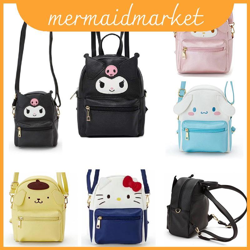 E Fofa Leve Kuromi My Melody Cinnamoroll Bolsa Crossbody De Ombro Em Couro Pu
