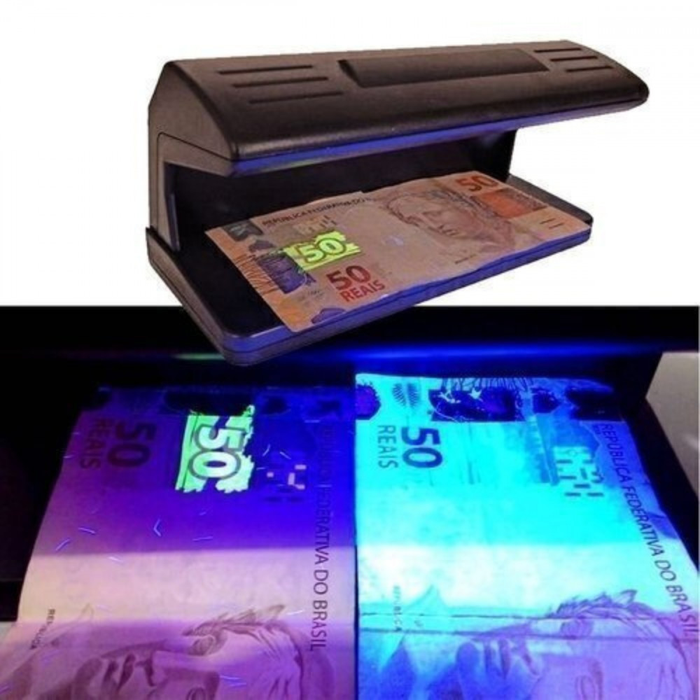 Detector Notas Falsas Luz UV Ultravioleta Kapbom KA-1439