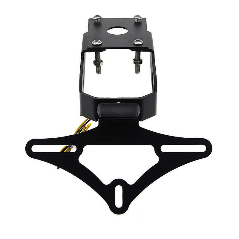 Adequado para Kawasaki Z650 2017-2019 modificado dedicado suporte da placa de licença traseira suporte da placa de licen