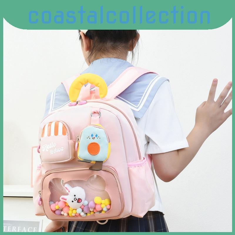 Mochila Escolar Fofa De Desenho Animado Infantil Com Suporte Espinhal Reforçado E Animal Para Pré-Escolares De Design