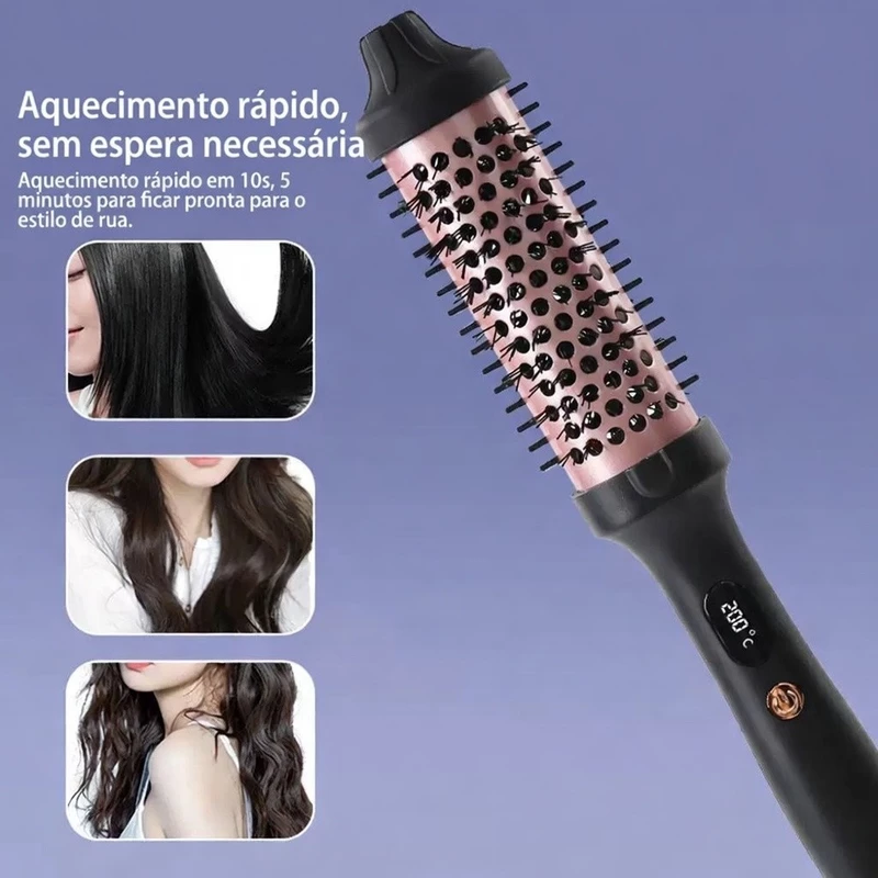 Escova Alisadora Elétrica 2 em 1 para Cabelo — foto 7