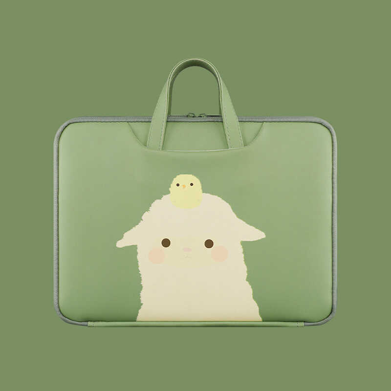 Senhoras moda fresca Tablet Notebook portátil saco bonito dos desenhos animados Apple 13.3 bolsa